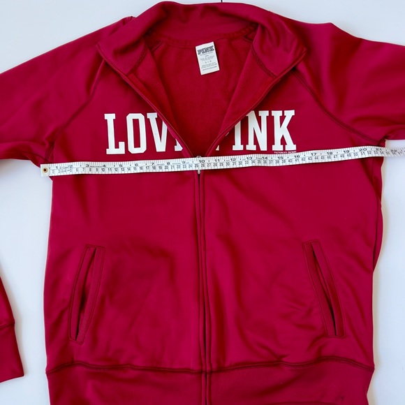 PINK Victoria's Secret Zip-Up women’s Jacket - Red - Picture 3 of 5